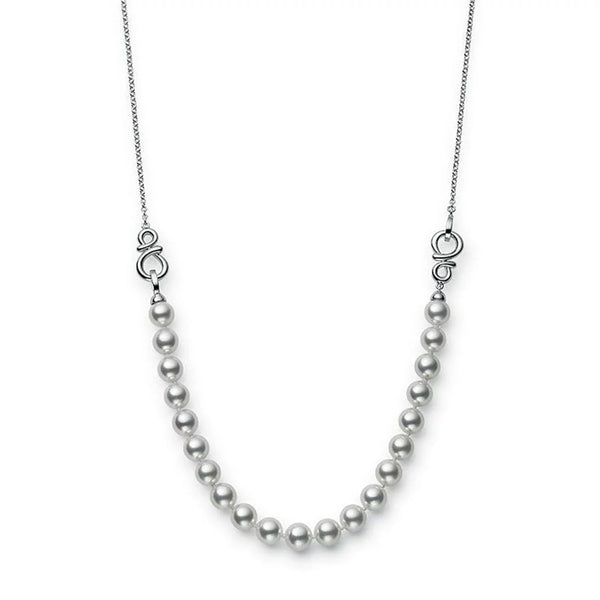 Ruyi Collection Akoya Cultured Pearl Adjustable Necklace - 1